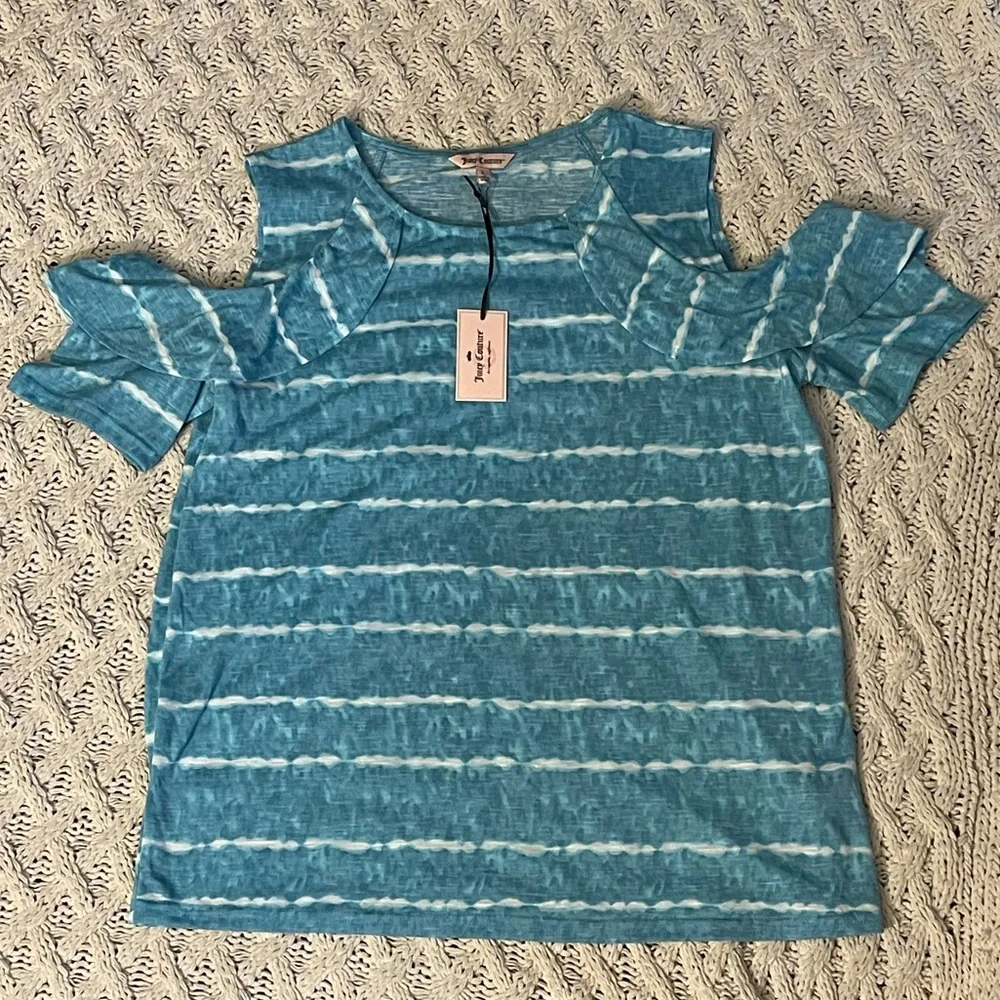 Juicy Couture Ruffle Raglan Top - Picture 1 of 3